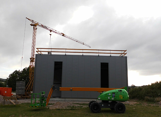 Neubau einer Halle mit Bürotrakt - HMC Möllering 