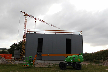 Neubau einer Halle mit Bürotrakt - HMC Möllering 